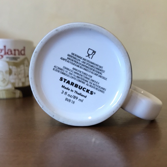 Set of 2 Starbucks Demitasse Espresso Mugs London England, Starbucks 3 Oz - Picture 7 of 11